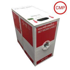 Cantek CT-W-CAT6-CMP-UL-W 1000ft, 23 AWG 4 Twisted Pair Unshielded CCU UTP Cable, White