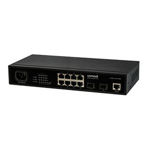 Comnet CWGE10FX2TX8MS Commercial Grade 10 Port Gigabit Managed Ethernet Switch