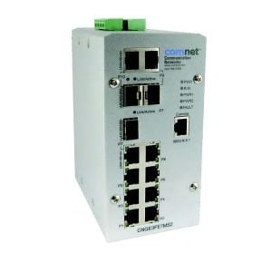 Comnet CNGE3FE7MS2K 10 Port Hardened Managed Ethernet Switch