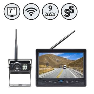 RVS Systems RVS-355W Simple Sight Wireless Backup Camera System With 7" Single Screen Monitor