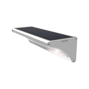 InVid ISL-SECURITY500 Metal Security Solar Light, 196' Lighting Range, 1100lm Brightness