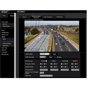 Panasonic WV-XAE100W Extension Software