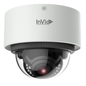 InVid ELEV-P8DRXIRA3611 8 Megapixel IP Plug & Play Outdoor Dome Camera, 3.6-11mm Lens