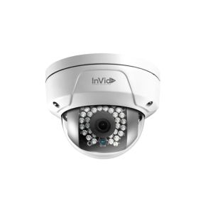 InVid ULT-P4DRIRA28N 4 Megapixel Network IR Outdoor Dome Camera, 2.8mm Lens
