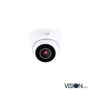 InVid VIS-P8TXIRA2812 8 Megapixel IP Plug & Play Outdoor IR Dome Camera, 2.8-12mm Lens