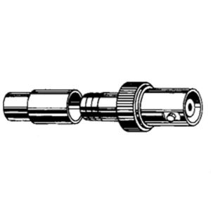 Vitek VT-BNC-CRMP-FL10 BNC Female Crimp-On Connector 75 Ohm, 10 Pack