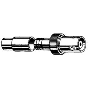 Vitek VT-BNC-FRG610 BNC Female Crimp-On Connector for RG-6 75 Ohm, 10 Pack