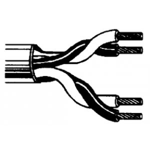Alpha 2PRJ-100 22AWG 2 Twisted Pair Cable 100' Coil