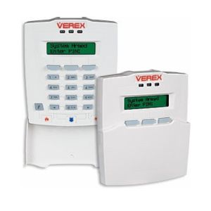 GE Security Interlogix 120-3612W-CP01 LCD Keypad, White, External Reader Interface - CP01