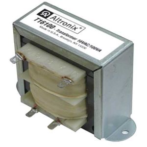 Altronix T16100 Open Frame Transformer, 16VAC @ 100VA, 115VAC