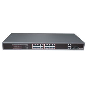 Vitek VT-16P250WS 16 Port Web Smart PoE Switch
