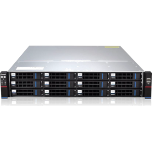 Everfocus Ares128XP-80T 128 Channels 2U Rack Mount Network Video Recorder, 80TB