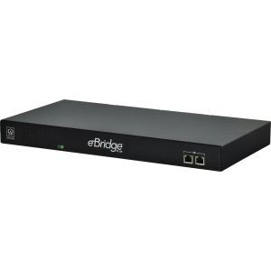 Altronix EBRIDGE8E EoC 8 Port Receiver with Integrated 240W PoE/PoE+ Switch, 25Mbps Per Port, 1U, Requires Compatible Transceiver