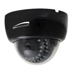 Speco HLED33DTB 1080p HD-TVI Indoor IR Dome Camera, 2.8-12mm Lens, Black Housing