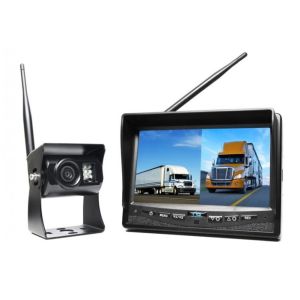 RVS Systems RVS-2CAM-A-01 Wireless Backup Camera with 7" Dual Screen Display, 2.1mm Lens
