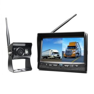 RVS Systems RVS-2CAM-A-06 Wireless Backup Camera with 7" Dual Screen Display, Right Side Camera, 2.1mm Lens