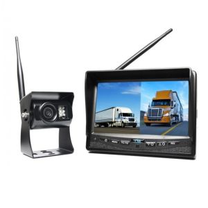 RVS Systems RVS-2CAM-A-09 Wireless Backup Camera with 7" Dual Screen Display, Left Side Camera, 2.1mm Lens
