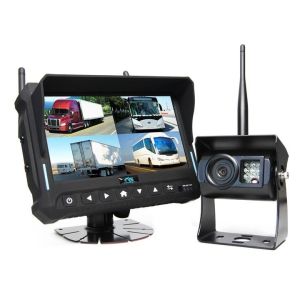 RVS Systems RVS-4CAM-A-14 7" Quad View Monitor with DVR, Left Side Camera