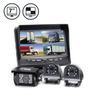 RVS Systems RVS-062710-20 9" 600 TVL Quad View Display, Both Side Backup Camera, 1 x 33' Cable, 2 x 16' Cable 