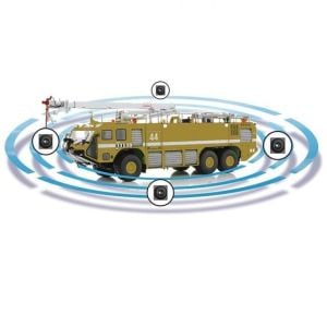 RVS Systems RVS-77550-04 360° with Both Side Cameras, Vehicle 40ft - 66ft