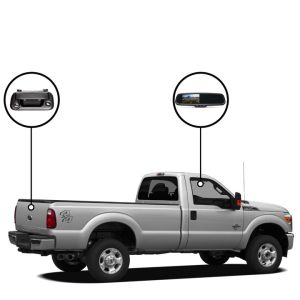 RVS Systems RVS-718502-01 (F350) F150 Camera, Mirror Monitor, 33ft Cable