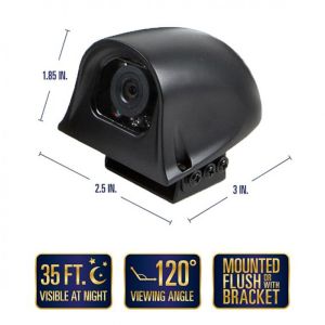 RVS Systems RVS-7706135-02 620 TVL Backup Camera, 7" Display, Left Side Camera, 33' and 66' Cable