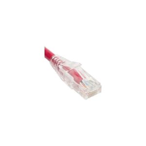 ICC ICPCST03RD Patch Cord, Cat 6, Clear Boot, 3' Red