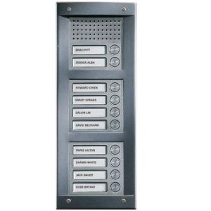 Comelit VV10S-IP EZ-Pack Audio Entry Panel Kit (Surface) 10 Button Vandalcom Series for VIP