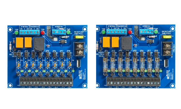 Securitron PDB-8C1R1 Power Distribution 8 PTC Polyswitch Output, 1 Amp with Fire Trigger/Relay PDB-8C1R1 by Securitron