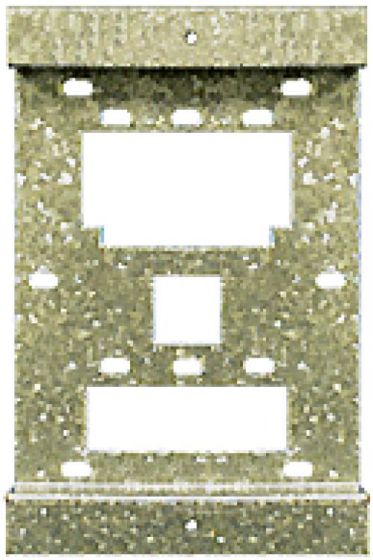Alpha BP407S Backplate for IS407S Surface Apt. Stations with Vertical Screws BP407S by Alpha