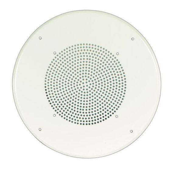 Bogen PG8U Round Steel Grille, Bright White Enamel PG8U by Bogen