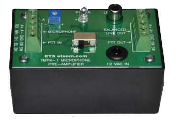 ETS, TMPA-1, Dynamic Desktop Microphone Preamplifier Interface TMPA-1 by ETS