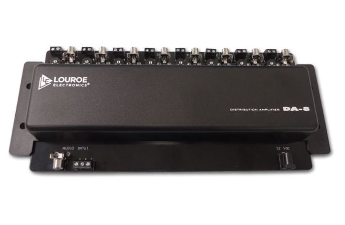 Louroe Electronics, DA-8, Distribution Amplifier, 1 Input 8 Outputs DA-8 by Louroe Electronics