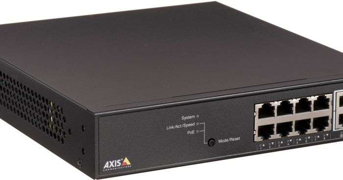 Axis 01191-004 T8508 Managed PoE+ Network Switch for 8 Channels 01191-004 by Axis
