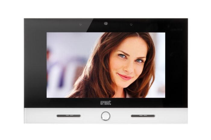 Urmet 1761-32 White Vog7 7” Touchscreen Video Door Phone for IP System, USA Version 1761-32 by Urmet