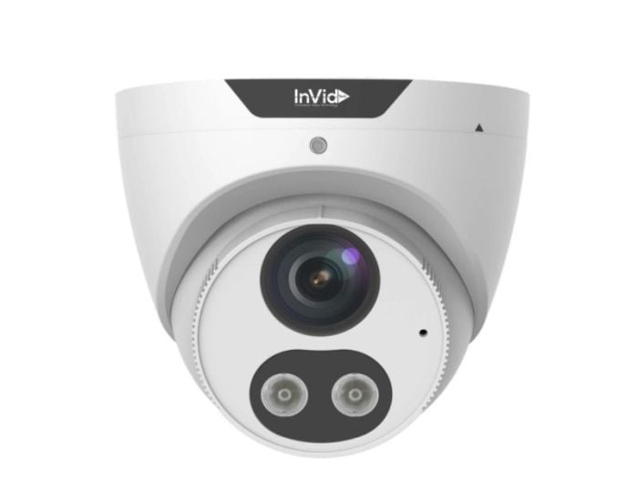InVid VIS-P4TXIR28NH-AIWLT 4 Megapixel IP Plug & Play Outdoor Turret Camera with 2.8mm Lens VIS-P4TXIR28NH-AIWLT by InVid
