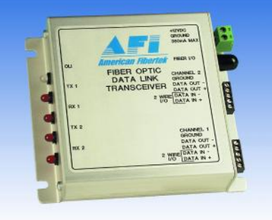 American Fibertek MRX-489-ST Alarm Contact Closure 2 Way Module Rx MM MRX-489-ST by American Fibertek