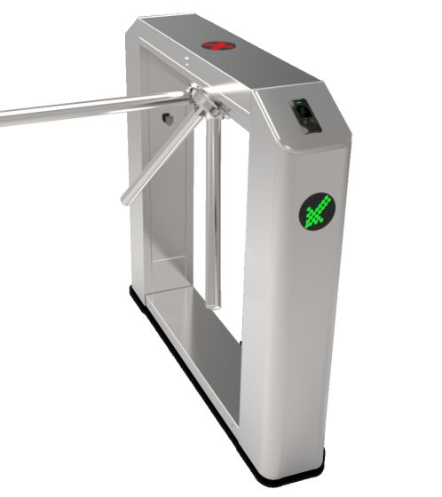 ZKAccess TS2122 Tripod Turnstile with Controller and Combination Fingerprint & RFID Reader TS2122 by ZKAccess