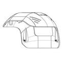 IQsight by Bosch MIC-7100I-SNSHLD-W Sunshield for MIC 7100i, White