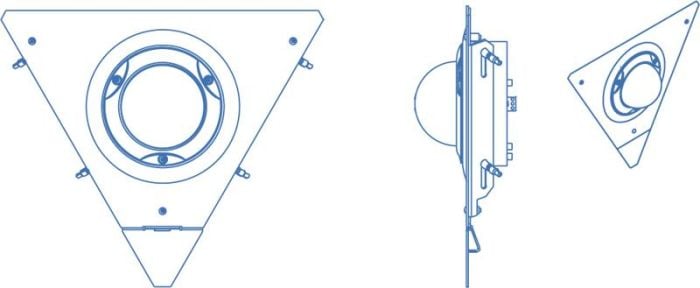 GE Security Interlogix DR-RWM Wall Mount for Rugged Dome DR-RWM by Interlogix