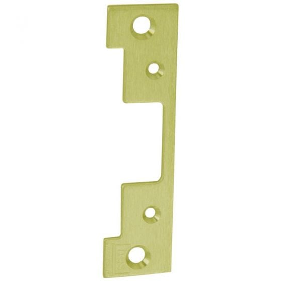 HES 501A-605 Faceplate with Radius Corners for 5000/5200 Series in Bright Brass Finish 501A-605 by HES