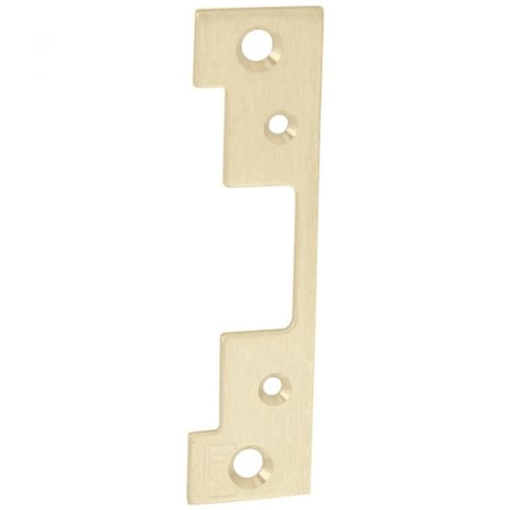 HES 501-606 Faceplate with Square Corners for 5000/5200 Series in Satin Brass Finish 501-606 by HES