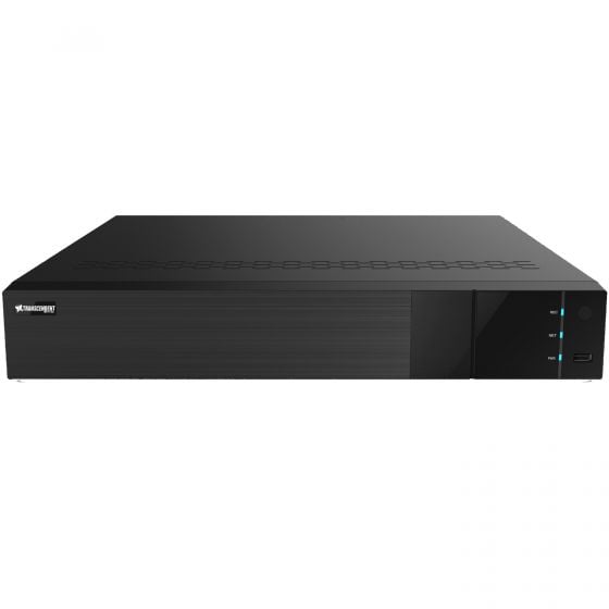 Vitek VT-TNR1646PF-16T 16 Channel 8 MegaPixel H.265 Network Video Recorder with 4K Output & 16 Port PoE Switch, 16TB VT-TNR1646PF-16T by Vitek