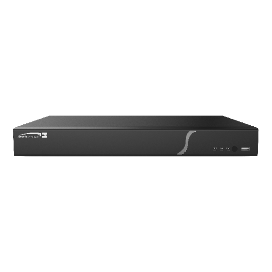 Speco H24HRN10TB 24 Channel Hybrid Digital Video Recorder with 10TB HDD H24HRN10TB by Speco
