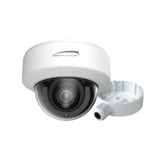 Speco VLD6M 2 Megapixel HD-TVI IR Motorized Dome Camera with Junction Box, 2.8-12mm Lens VLD6M by Speco