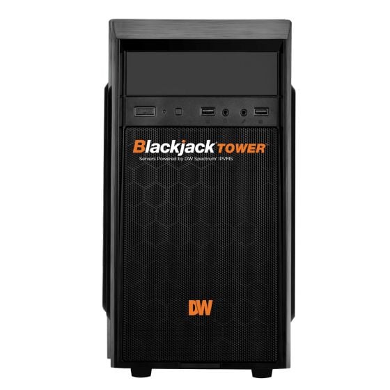 Digital Watchdog DW-BJMT5109T Blackjack Tower Mid-Size Server with 9TB HDD, Windows 10 DW-BJMT5109T by Digital Watchdog