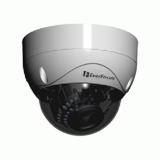 EverFocus EHH5241 1080p Analog Outdoor IR Vandal Dome Camera, 3-9mm Lens EHH5241 by EverFocus