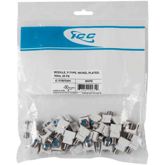 ICC IC107BFDWH 3GHz Nickel Plated Module, 25 PK IC107BFDWH by ICC