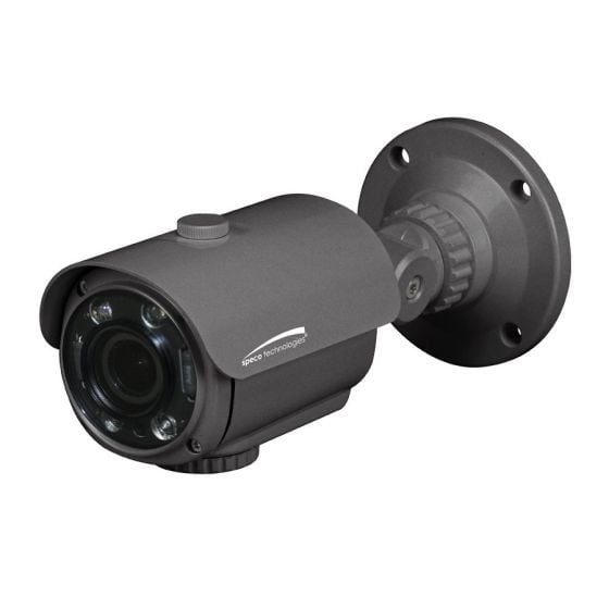 Speco HTFB2TM HD-TVI 1080p Flexible Intensifier Technology Bullet Camera, 2.8-12mm Lens, Dark Grey Housing HTFB2TM by Speco