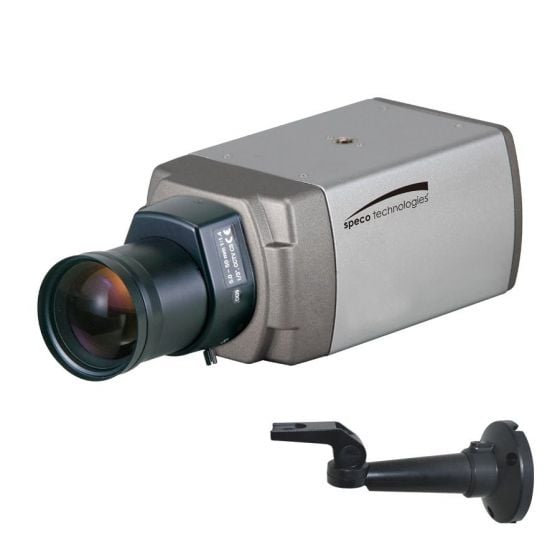 Speco O2T7 2 Megapixel Intensifier Indoor Traditional IP Box Camera, CS Lens, Dark Grey Housing O2T7 by Speco
